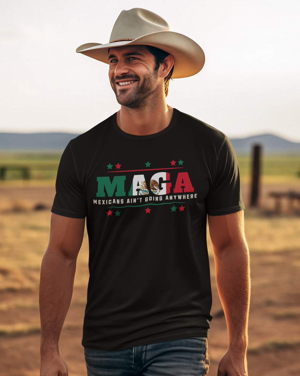 Mexicans Ain't Going Anywhere T-shirt | Latino Funny Viral Tees | 3 Colors