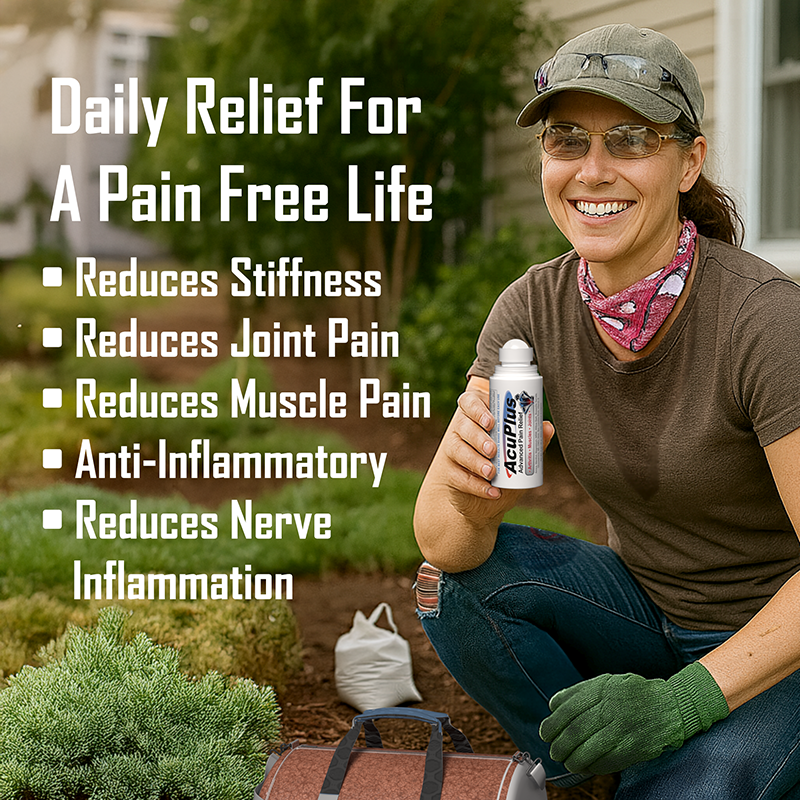 AcuPlus Pain Relief Cream, 3 oz. Roll-on (3-Pack)