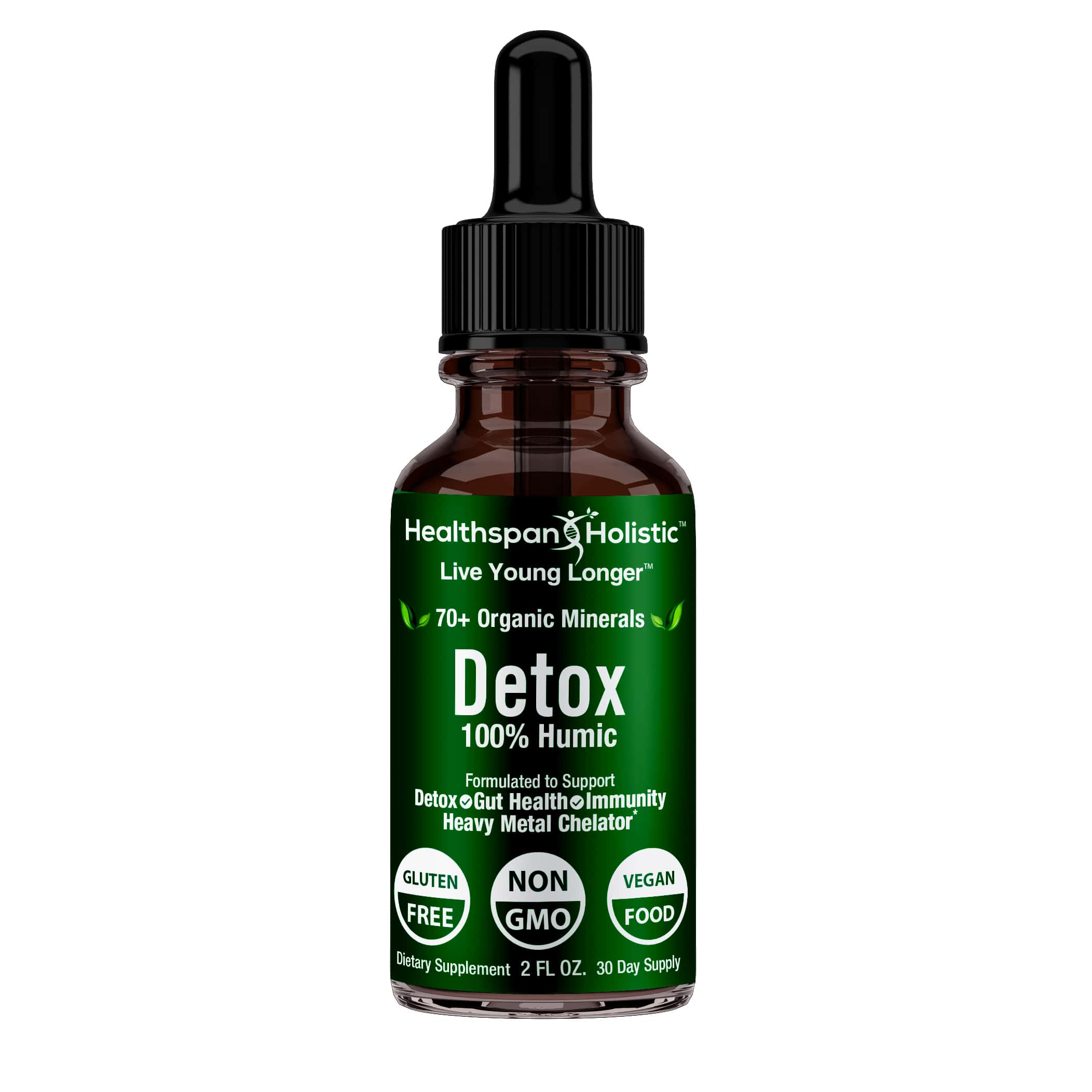 2oz Detox 100% Humic Minerals Concentrate