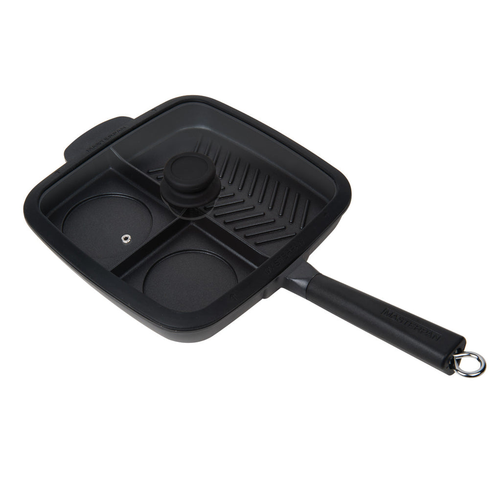 MASTERPAN Tempered Glass Lid, Fits Our 11x11" Pans (28cm)