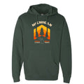 Michigan Pines Hoodie Sweatshirt - Alpine Green