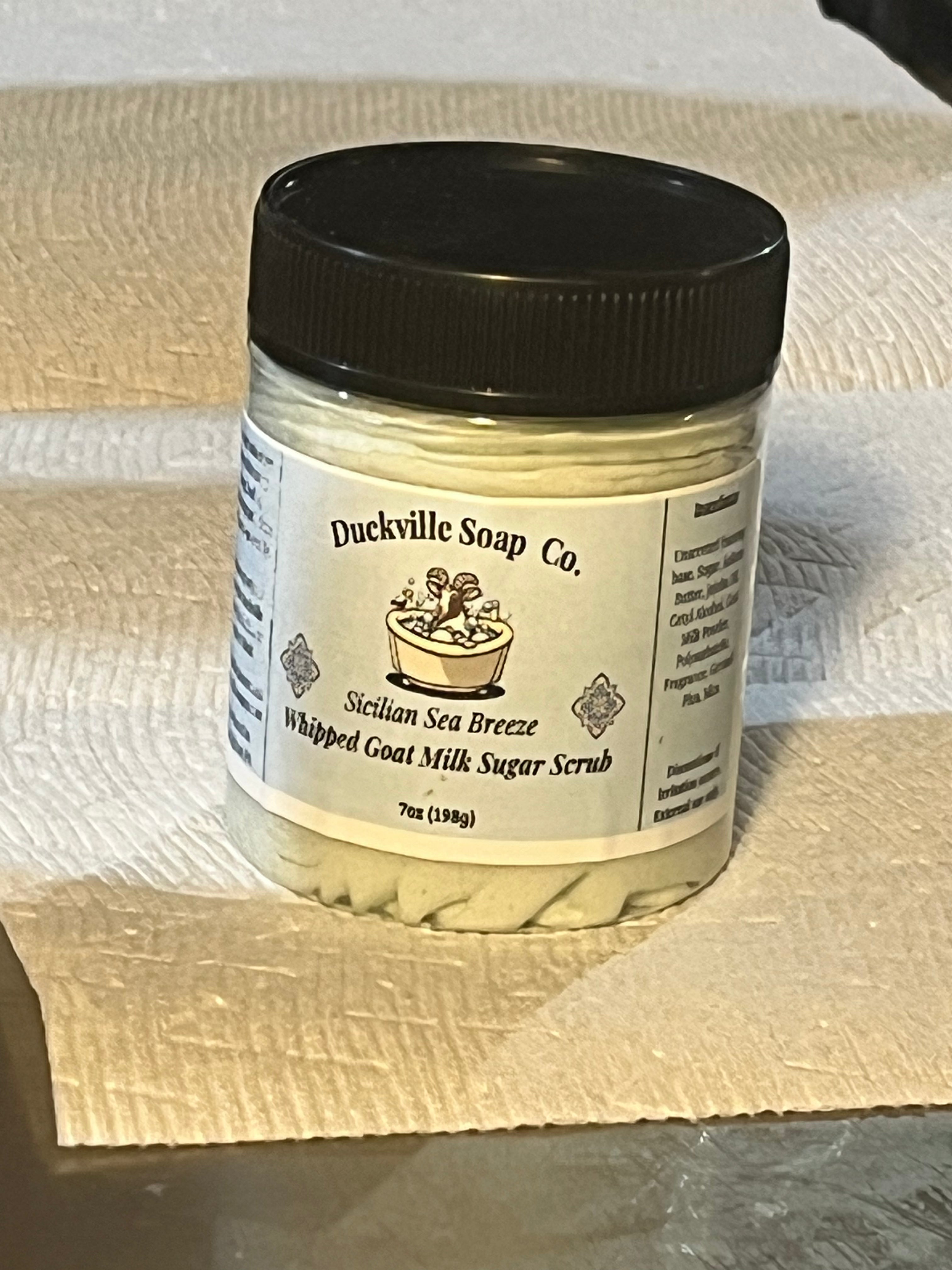 Whipped Goat Milk  Sugar Scrub