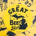 Sticker - Michigan The Great Beer State