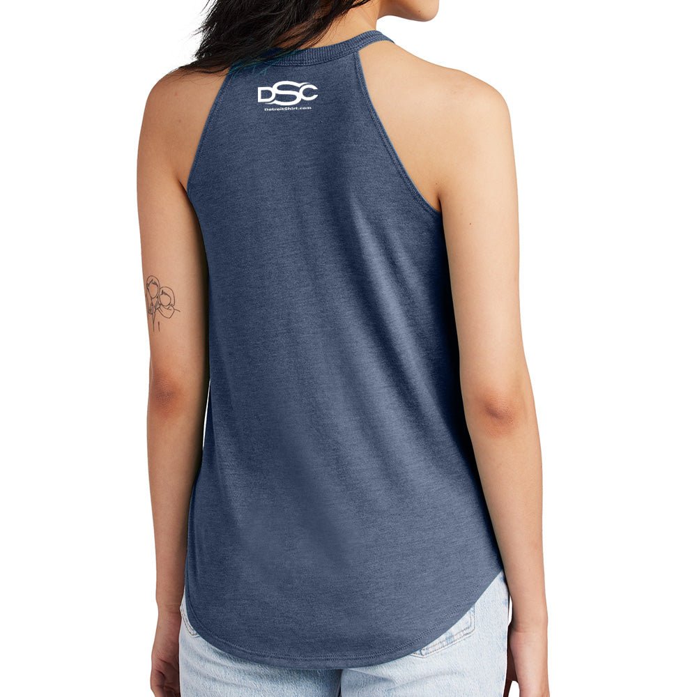 Ladies Rocker Tank Top - Michigan Shield