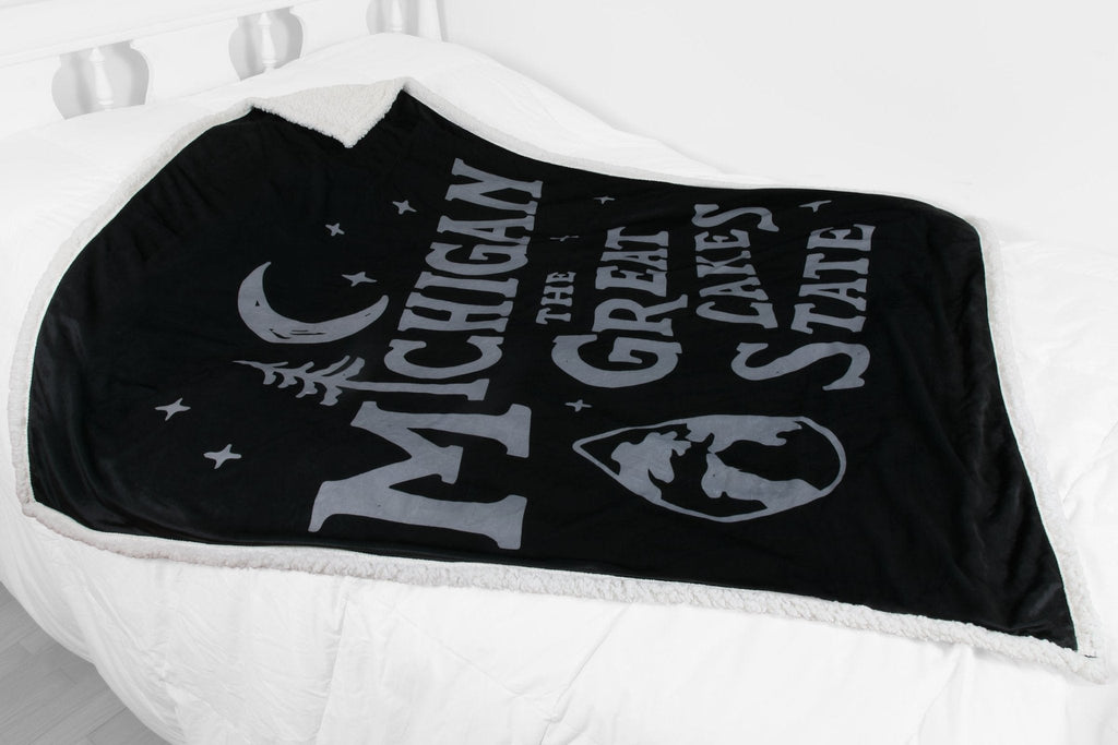 Blanket - Michigan Vintage Font