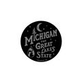 Sticker - Michigan Vintage Font