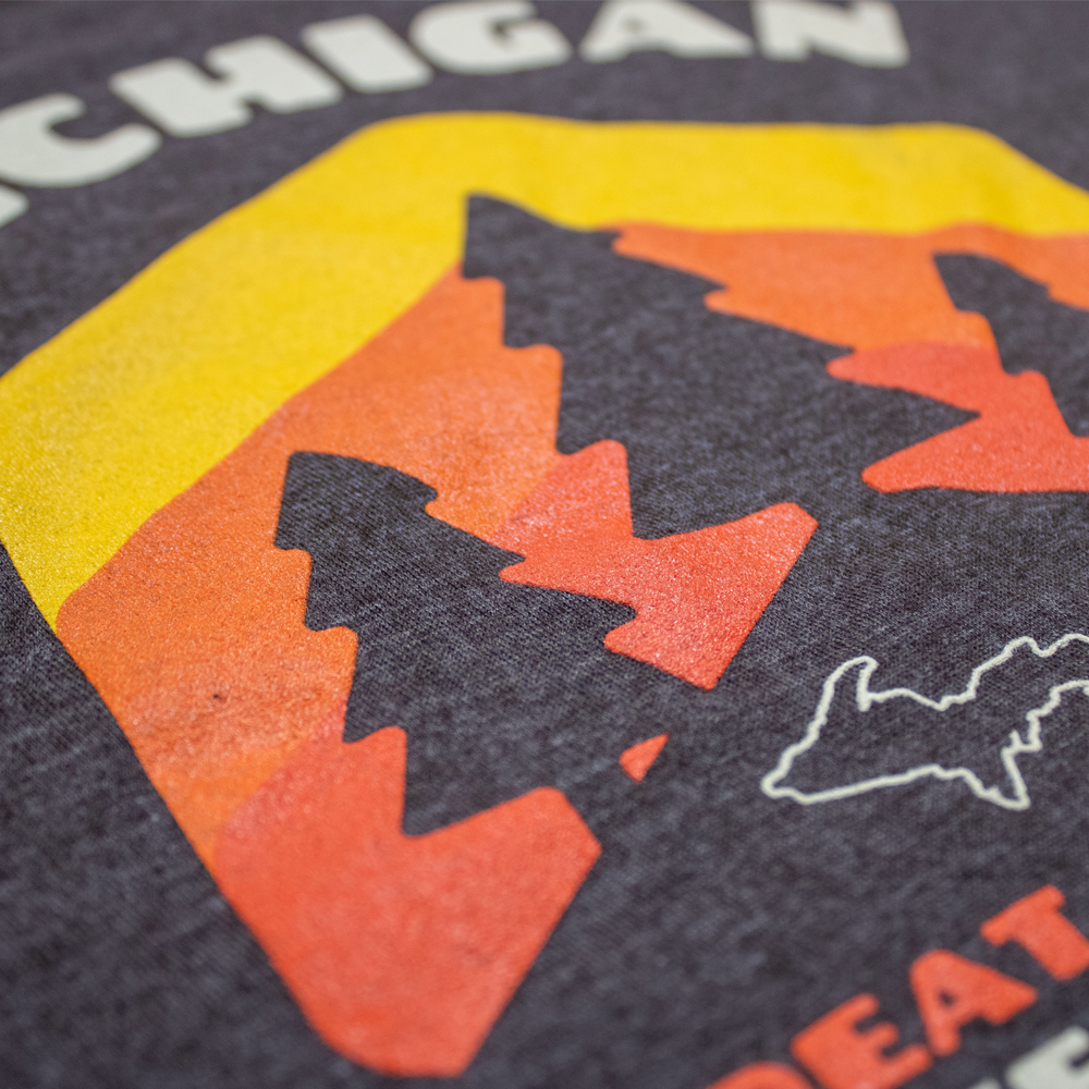 Mens T-Shirt - Michigan Pines