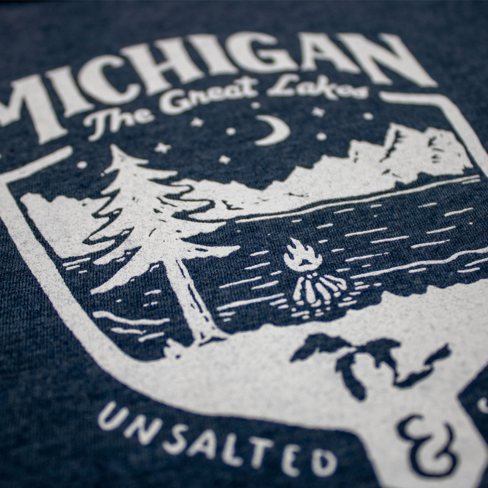 Ladies Rocker Tank Top - Michigan Shield