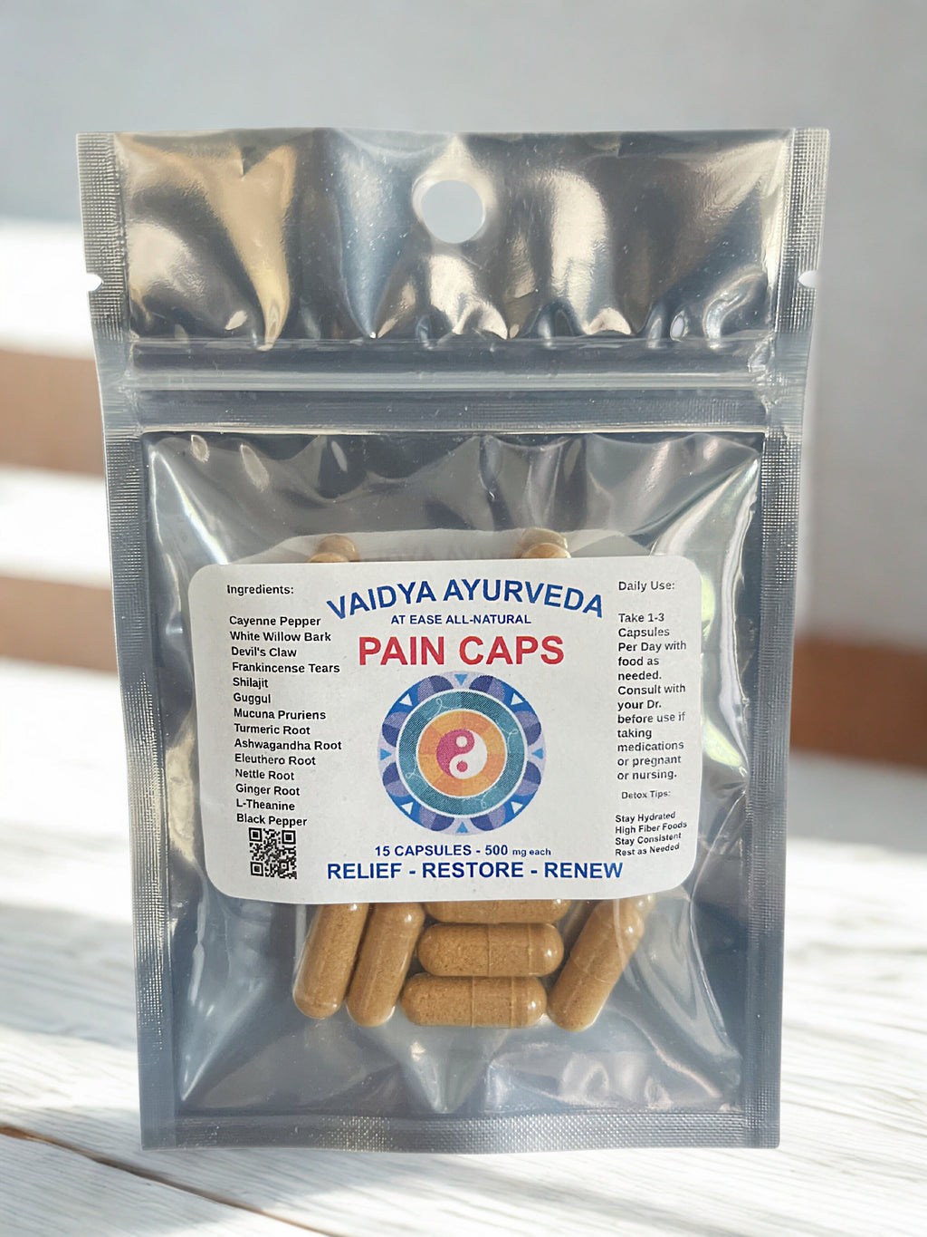 At Ease Pain Capsules – Natural Relief for Pain, Inflammation & Tension
