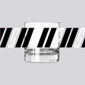 Whiskey Rocks Glass - Michigan Stripes